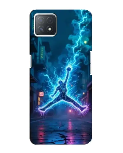 Чехол для OPPO A72 (5G) с картинкой «Jordan Gold Jumpman»