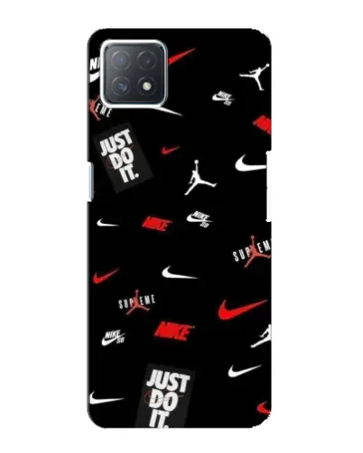 Чехол для OPPO A72 (5G) с картинкой «Nike Mix Pattern»