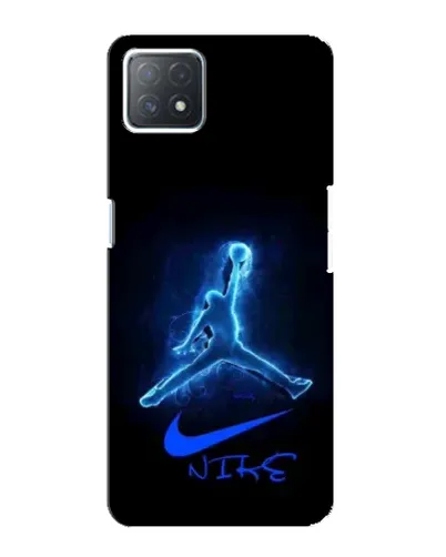 Чехол для OPPO A72 (5G) с картинкой «Jordan Neon Blue»