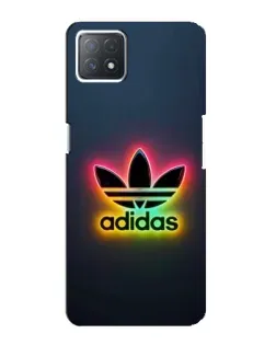 Чехол для OPPO A72 (5G) с картинкой «Неоновый Adidas»