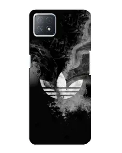 Чехол для OPPO A72 (5G) с картинкой «Абстрактный дым Adidas»