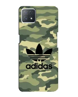 Чехол для OPPO A72 (5G) с картинкой «Милитари стиль Adidas»