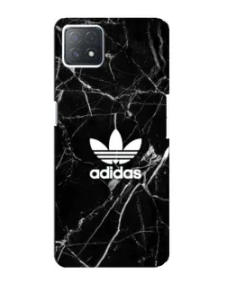 Чехол для OPPO A72 (5G) с картинкой «Белый мрамор Adidas»