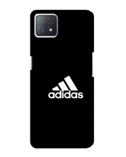 Чехол для OPPO A72 (5G) с картинкой «Черная классика Adidas»