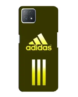 Чехол для OPPO A72 (5G) с картинкой «Оливковый градиент Adidas»