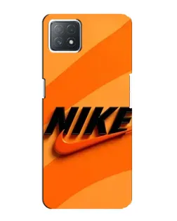Чехол для OPPO A72 (5G) с картинкой «Оранжевый драйв Nike» Чехол для OPPO A72 (5G) с картинкой «Оранжевый драйв Nike»