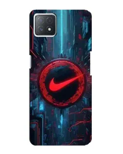Чехол для OPPO A72 (5G) с картинкой «Техногенный стиль Nike» Чехол для OPPO A72 (5G) с картинкой «Техногенный стиль Nike»