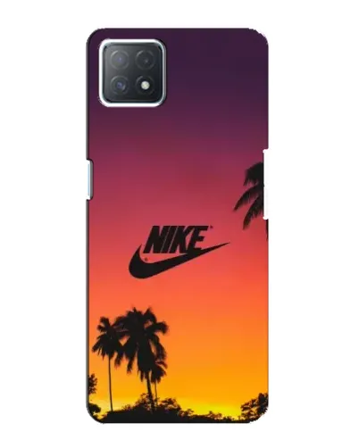 Чехол для OPPO A72 (5G) с картинкой «Nike на закате солнца»