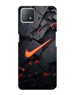 Чехол для OPPO A72 (5G) с картинкой «Nike — эффект разломов» Чехол для OPPO A72 (5G) с картинкой «Nike — эффект разломов»