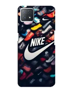 Чехол для OPPO A72 (5G) с картинкой «Коллекция кроссовок Nike» Чехол для OPPO A72 (5G) с картинкой «Коллекция кроссовок Nike»