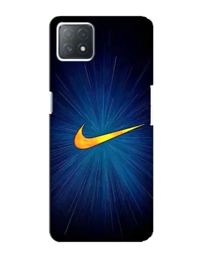 Чехол для OPPO A72 (5G) с картинкой «Синий пульс Nike» Чехол для OPPO A72 (5G) с картинкой «Синий пульс Nike»