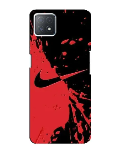 Чехол для OPPO A72 (5G) с картинкой «Красные брызги Nike» Чехол для OPPO A72 (5G) с картинкой «Красные брызги Nike»