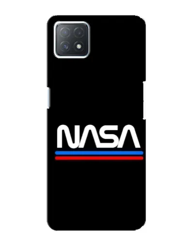 Чехол для OPPO A72 (5G) с картинкой «NASA — классика Red Blue»