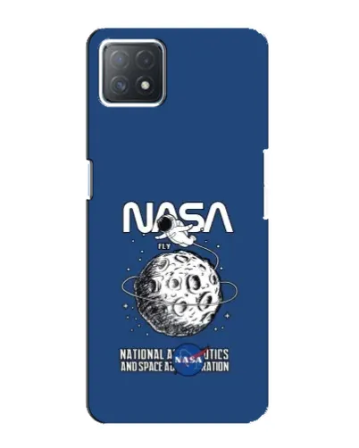 Чехол для OPPO A72 (5G) с картинкой «NASA — лунная миссия»