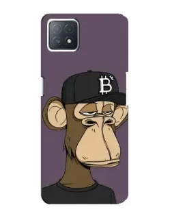Чехол для OPPO A72 (5G) с картинкой «Bored Ape в кепке»