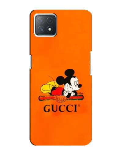 Чехол для OPPO A72 (5G) с картинкой «Микки Маус Gucci — оранж» Чехол для OPPO A72 (5G) с картинкой «Микки Маус Gucci — оранж»