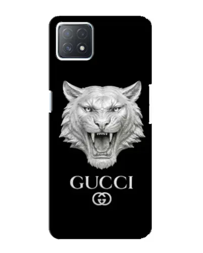 Чехол для OPPO A72 (5G) с картинкой «Gucci — серебряный лев» Чехол для OPPO A72 (5G) с картинкой «Gucci — серебряный лев»
