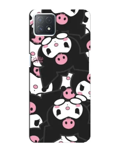 Чехол для OPPO A72 (5G) с картинкой «Паттерн голов Куроми»