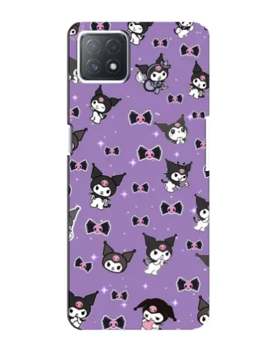 Чехол для OPPO A72 (5G) с картинкой «Kuromi — паттерн»