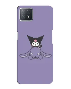 Чохол для OPPO A72 (5G) з картинкою «Kuromi на ліловому фоні»