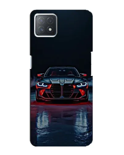 Чехол для OPPO A72 (5G) с картинкой «BMW на мокрой дороге»