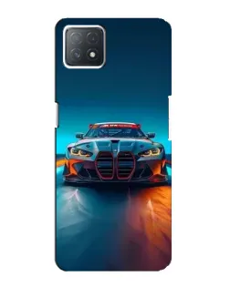 Чехол для OPPO A72 (5G) с картинкой «BMW — огни неона»