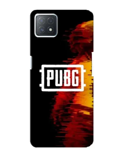 Чехол для OPPO A72 (5G) с картинкой «Яркий логотип PUBG»