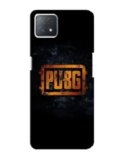 Чехол для OPPO A72 (5G) с картинкой «PUBG — золотой логотип»