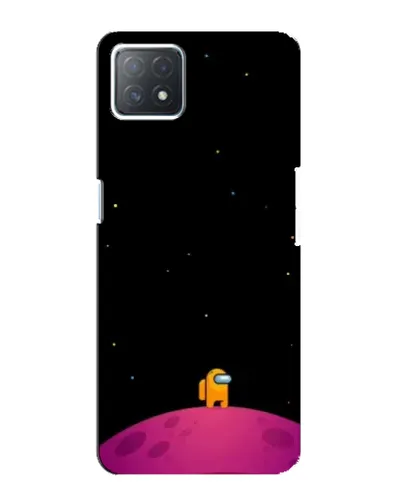 Чехол для OPPO A72 (5G) с картинкой «Одинокий герой на планете»