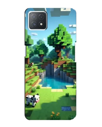Чехол для OPPO A72 (5G) с картинкой «Minecraft летний день»