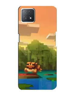 Чохол для OPPO A72 (5G) з картинкою «Майнкрафт захід сонця» Чохол для OPPO A72 (5G) з картинкою «Майнкрафт захід сонця»