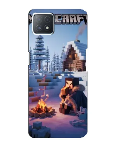 Чехол для OPPO A72 (5G) с картинкой «Зимний Minecraft»
