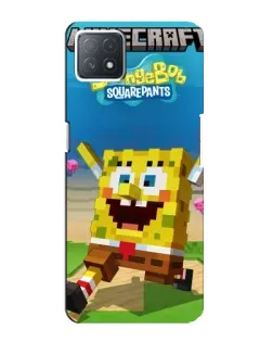 Чохол для OPPO A72 (5G) з картинкою «Губка Боб Minecraft» Чохол для OPPO A72 (5G) з картинкою «Губка Боб Minecraft»