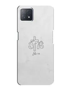 Чохол для OPPO A72 (5G) з картинкою «Івана 3:16 Хрест» Чохол для OPPO A72 (5G) з картинкою «Івана 3:16 Хрест»