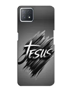 Чехол для OPPO A72 (5G) с картинкой «Надпись Jesus Graffiti»