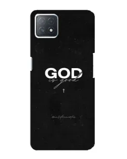 Чехол для OPPO A72 (5G) с картинкой «GOD — Бог над всем»