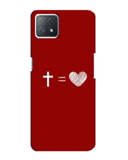 Чехол для OPPO A72 (5G) с картинкой «Уравнение любви» Чехол для OPPO A72 (5G) с картинкой «Уравнение любви»