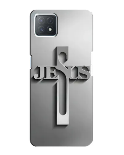 Чехол для OPPO A72 (5G) с картинкой «Металлический крест Jesus» Чехол для OPPO A72 (5G) с картинкой «Металлический крест Jesus»