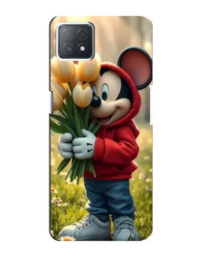 Чехол для OPPO A72 (5G) с картинкой «Микки с тюльпанами» Чехол для OPPO A72 (5G) с картинкой «Микки с тюльпанами»