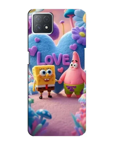 Чехол для OPPO A72 (5G) с картинкой «Губка Боб Патрик»