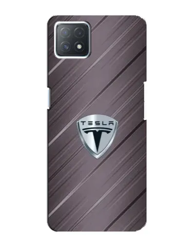 Чехол для OPPO A72 (5G) с картинкой «Металлическая текстура Tesla» Чехол для OPPO A72 (5G) с картинкой «Металлическая текстура Tesla»