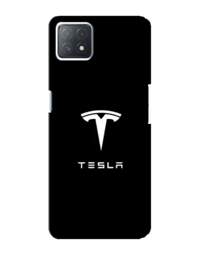 Чехол для OPPO A72 (5G) с картинкой «Tesla White Logo» Чехол для OPPO A72 (5G) с картинкой «Tesla White Logo»