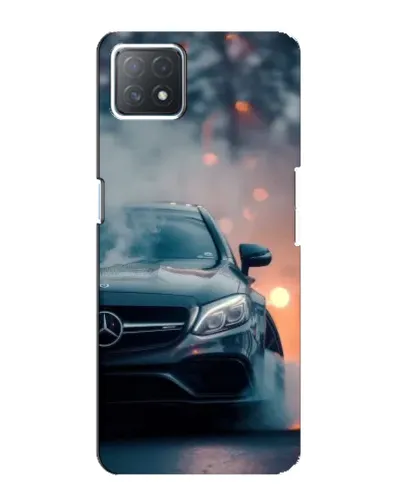 Чехол для OPPO A72 (5G) с картинкой «Mercedes — ночной город»