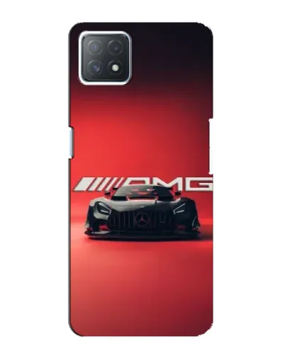 Чехол для OPPO A72 (5G) с картинкой «Mercedes AMG — красная линия»