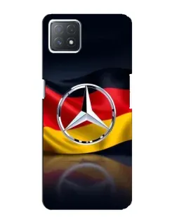 Чехол для OPPO A72 (5G) с картинкой «Mercedes — флаг Германии»