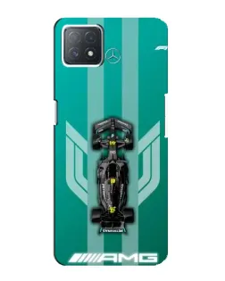 Чехол для OPPO A72 (5G) с картинкой «Mercedes AMG Petronas»