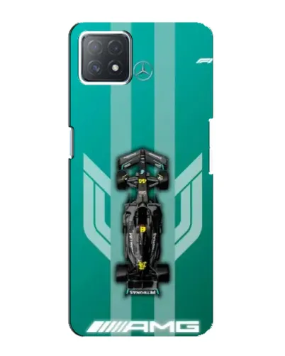Чехол для OPPO A72 (5G) с картинкой «Mercedes AMG Petronas»