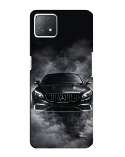 Чехол для OPPO A72 (5G) с картинкой «Mercedes в дыму»