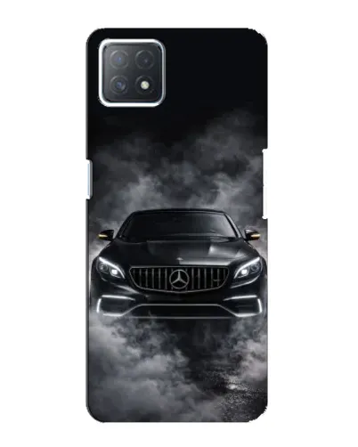 Чехол для OPPO A72 (5G) с картинкой «Mercedes в дыму»