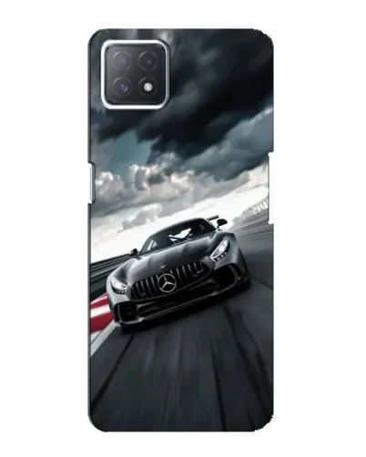Чехол для OPPO A72 (5G) с картинкой «Гоночный Mercedes AMG»